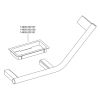 Keuco Collectie Plan 14909171037 handgreep 135° aluminium zilver-geëloxeerd/ verchroomd