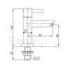 San4U 2508401 One Pack Queen (links) fonteinset wit keramiek/ chroom