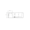 Clou Flush 1 CL0312010 keramiek fontein 28cm mat zwart