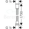 Hansgrohe Metaflex'C 28265000 doucheslang 175cm chroom