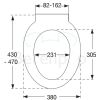 Villeroy en Boch Aveo New Generation 9M57S1R1 toiletzitting met deksel wit