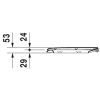 Duravit D-Code 0060310000 toiletzitting Vital met deksel wit