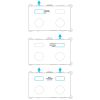 Brauer Carving 5-CE-187 thermostatische inbouw regendouche met drukknoppen SET 52 chroom