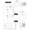 Brauer Carving 5-NG-119 thermostatische inbouw regendouche SET 23 RVS geborsteld PVD