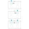 Brauer Edition 5-CE-163 thermostatische inbouw regendouche met drukknoppen SET 52 chroom