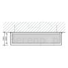 Decor Walther 0219360 BAUHAUS 3 N LED wand- plafondlamp 28x28cm mat zwart