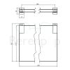 Clou Quadria CL090111829 (CL/09.01.118.29) planchet 60cm chroom (OUTLET)