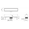 Easy Drain Multi Tegeldrain EDT600 douchegoot 60cm zijuitloop