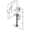 Damixa Silhouet 746202100 wastafelmengkraan mat wit (OUTLET)