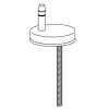 Pressalit 3 684000-D77999 toiletzitting met deksel wit