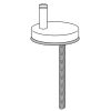 Pressalit 3 708000-D38999 toiletzitting met deksel wit