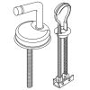 Pressalit Objecta D 172011-BQ6999 toiletzitting met deksel wit polygiene