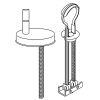 Pressalit Scandinavia PLUS 758035-D05999 toiletzitting met deksel rood
