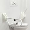 Handicare (Linido) LI2603360111 opklapbare toiletbeugel 600 mm staal gecoat antraciet