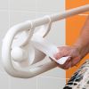 Handicare (Linido) LI2618000602 eenhandig bedienbare toiletrolhouder PMMA wit