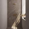 Brauer Carving 5-GG-186 thermostatische inbouw regendouche met drukknoppen SET 51 goud geborsteld PVD