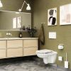 Pressalit Sway D2 994230-DF4999 toiletzitting met deksel mat wit