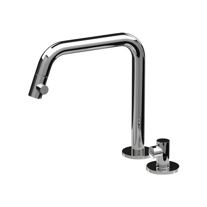 Clou Kaldur CL061500329R 2-hole mixer tap (right-hand version) chrome