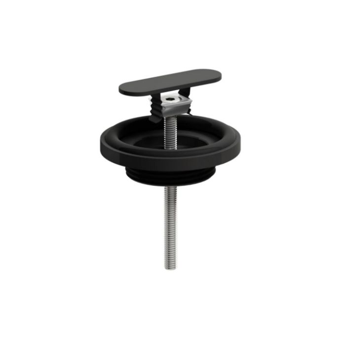 Clou CL1060300021 drain and trap connector for Flush and First wash-hand basin, matt black