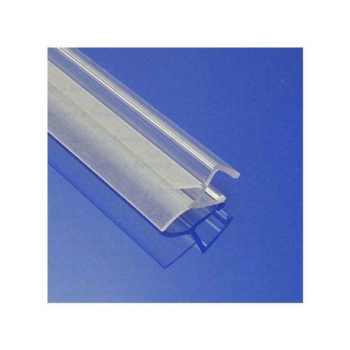 Exa-Lent Universal Probenstück Duschgummi Typ DS02 - 2cm lang und geeignet für Glasdicke 8mm - 2 Klappen