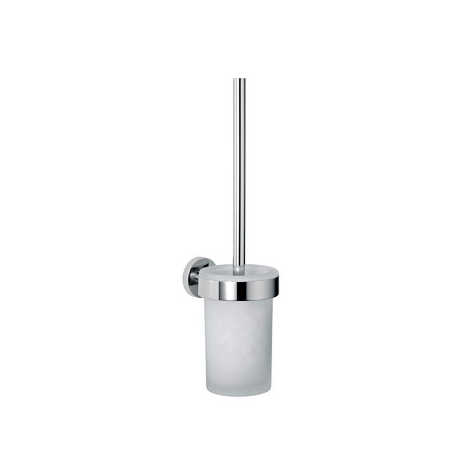 Decor Walther Basic 0531000 BA WBG toiletborstelgarnituur wit gesatineerd glas/ chroom
