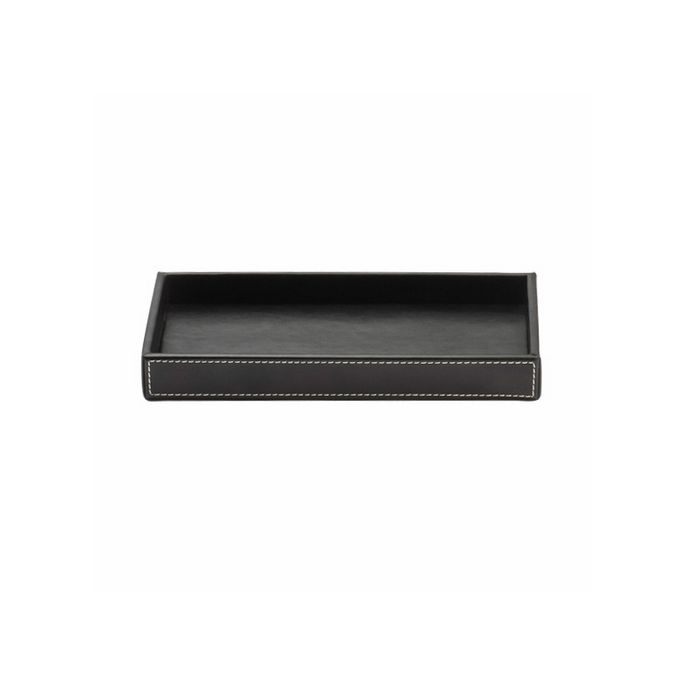 Decor Walther Brownie 0930160 BROWNIE TAB L schaal/ tray kunstleder zwart