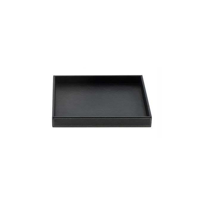 Decor Walther Brownie 0932560 BROWNIE TAB R schaal/ tray kunstleder zwart