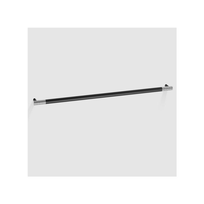 Decor Walther Club 0855660 CLUB HTE80 handdoekhouder 80cm mat zwart en chroom