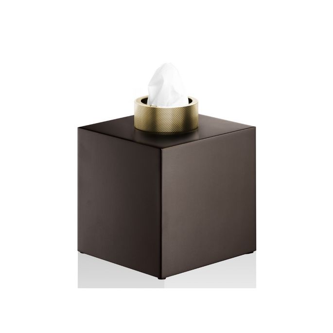 Decor Walther Club 0858641 CLUB KB tissuehouder donker brons/ mat goud