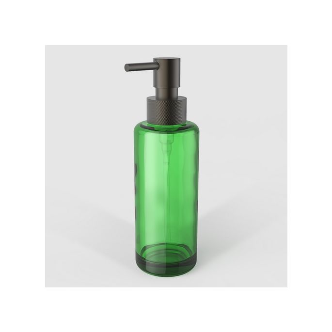 Decor Walther Porter 0863217 TT PORTER zeepdispenser groen glas donker brons