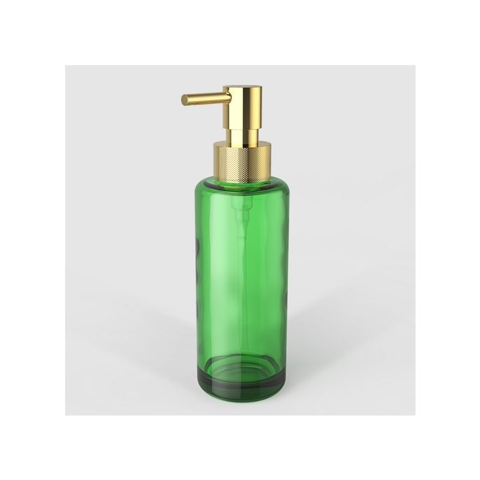 Decor Walther Porter 0863220 TT PORTER zeepdispenser groen glas goud