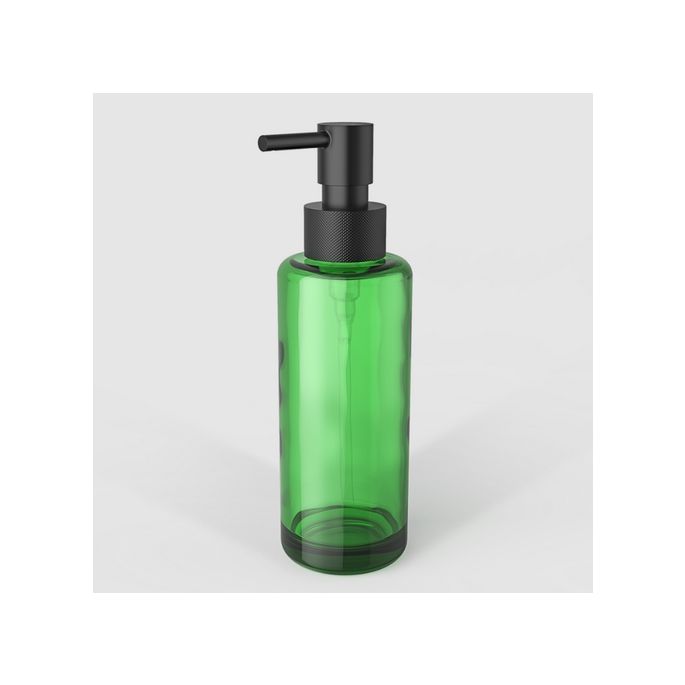 Decor Walther Porter 0863260 TT PORTER zeepdispenser groen glas mat zwart