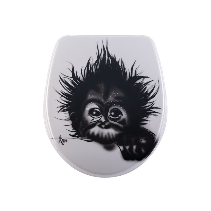 Diaqua Nice 31171201 Toilettensitz mit Deckel Design Monkey