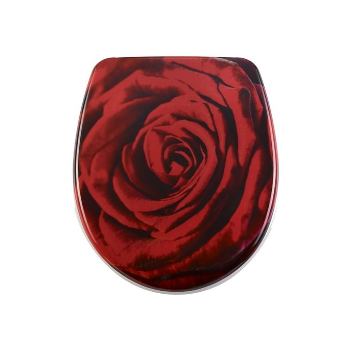 Diaqua Nice 31171204 toilet seat with lid motif Rose