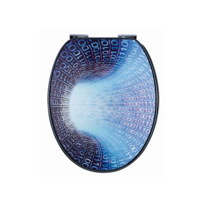 Diaqua Paris 3D 31171011 toilet seat with lid 3D motif Web