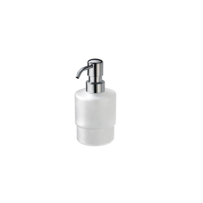 Haceka Kosmos 1118554 separate soap dispenser chrome/satin glass
