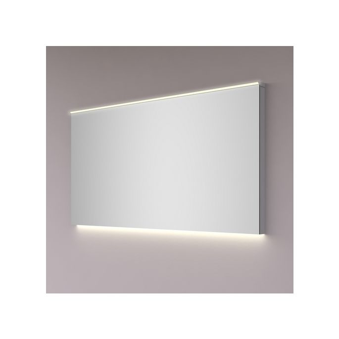 Hipp Design SPV 11060.70 spiegel 160x70cm met LED strip boven, indirecte verlichting onder en spiegelverwarming