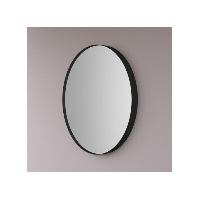 Hipp Design SPV 82120 BLI spiegel op mat zwart industrieel metalen frame 120x120cm