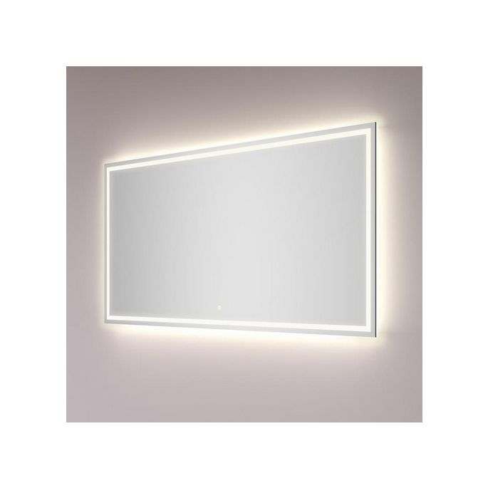 Hipp Design SPV 9010.70 spiegel 60x70cm met directe en indirecte LED verlichting rondom en spiegelverwarming