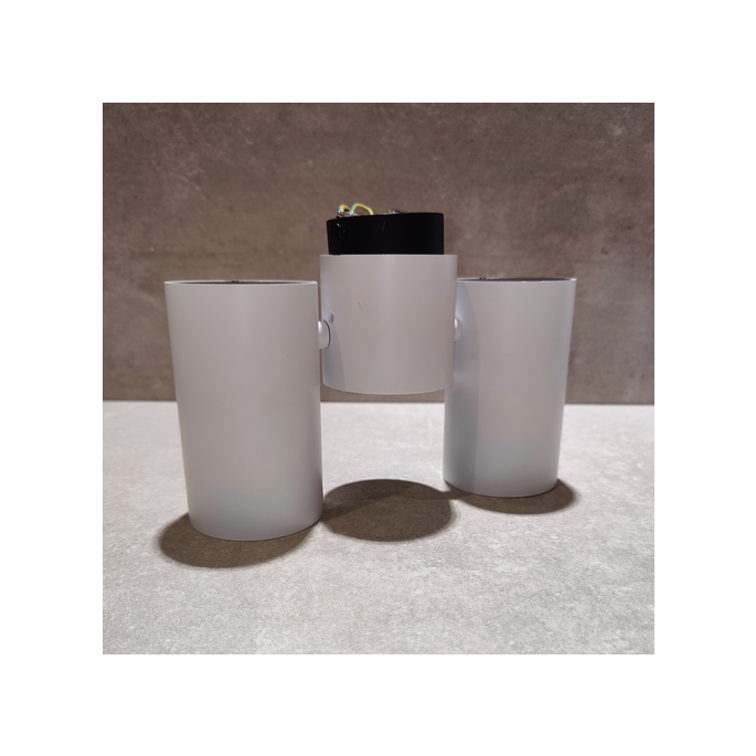 Ilu Design dubbele opbouwspot wit (OUTLET)