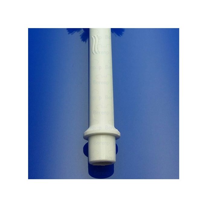 Inda RV114A002 borstelkop wit met halve steel voor toiletborstel