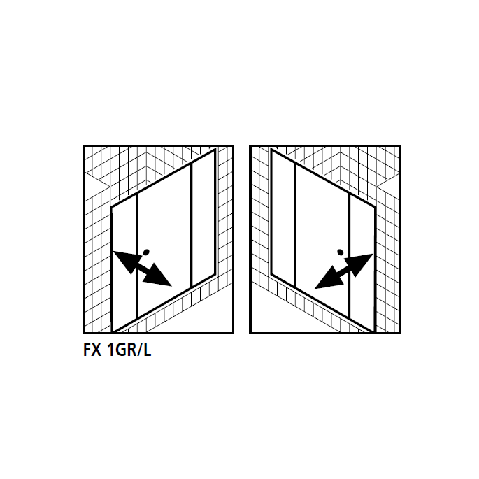 Kermi 2534054 spatwaterdichting 1 x 98,5cm - 6mm