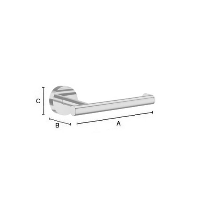 Smedbo Home HS3411 toiletrolhouder mat chroom