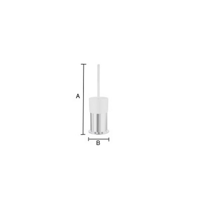 Smedbo Outline FK311P toiletborstelgarnituur chroom