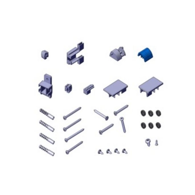 Novellini R01BE2PD1-D montageset wit 030/ chroom