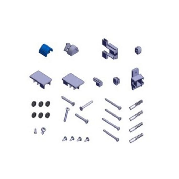 Novellini R01BE2PS1-D montageset wit 030/ chroom