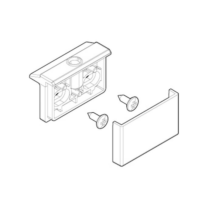 Novellini R02BJGB1-A scharnierdelenset wit 030