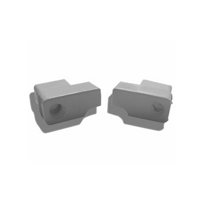 Novellini R04STS1-10 set of caps for vertical strip gray
