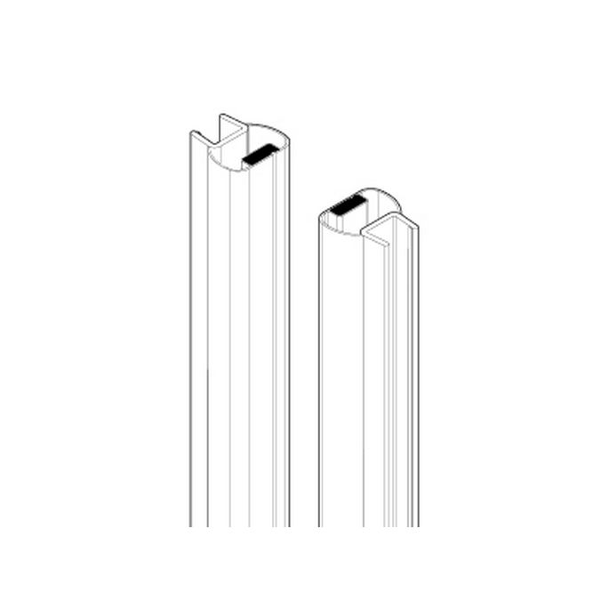 Novellini R10BEB02-TR set magneetstrippen transparant