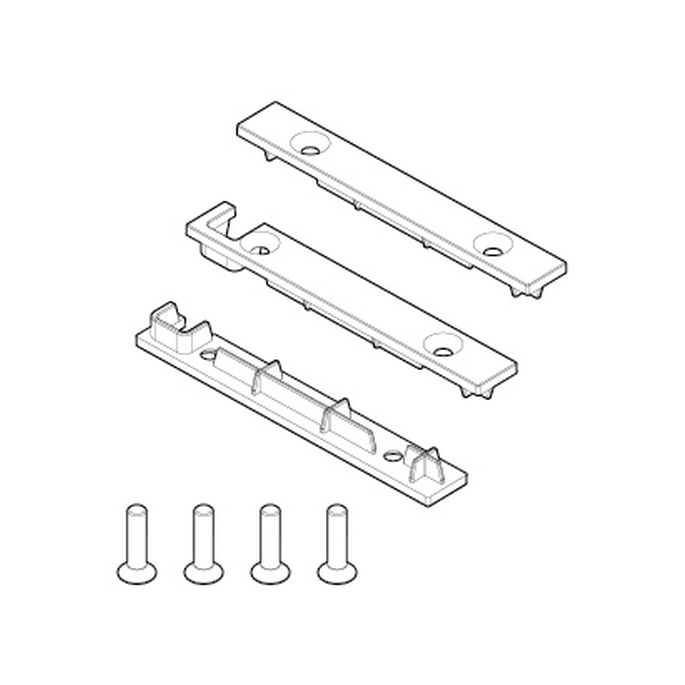 Novellini R804KUFRMO-K eindkapjes muursteun frame chroom